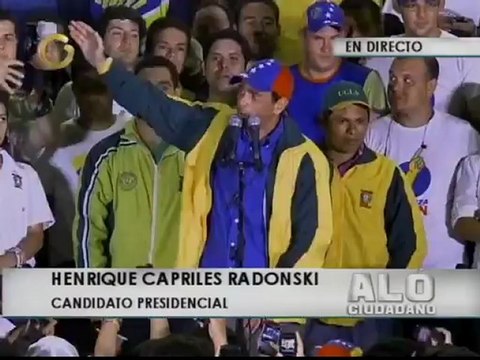 Capriles: Ese país violento tenemos que cambiarlo