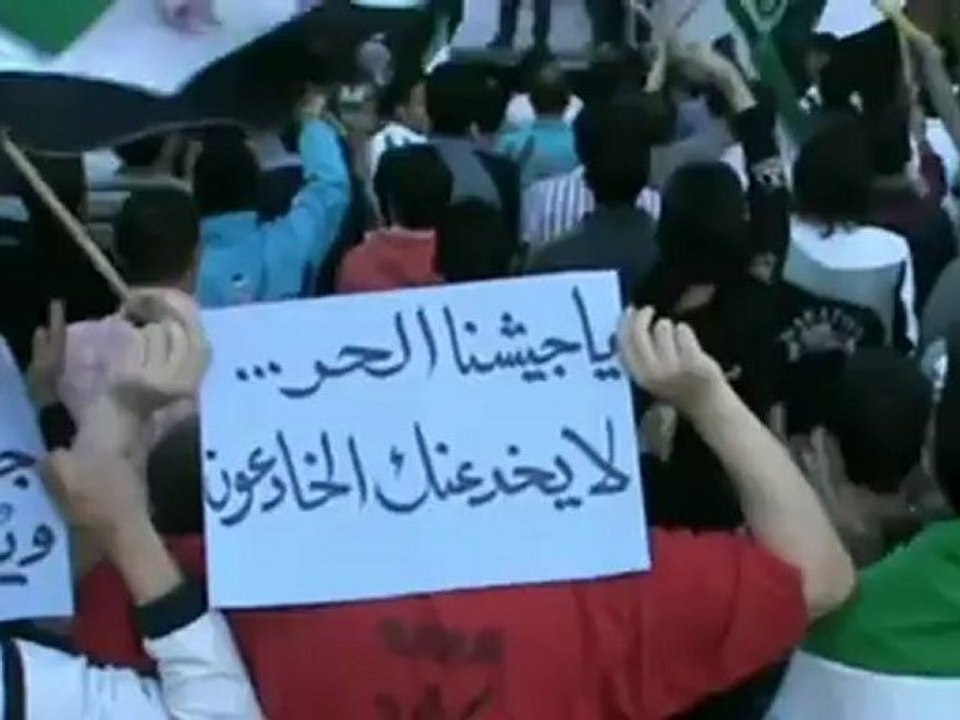 فري برس دمشق مظاهرة للابطال في حي القدم بدمشق الجمعة 20 4 2012 Damascus