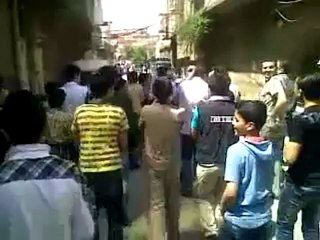 فري برس دمشق حي القابون مظاهرة الثانية لأبطال القابون20 4 2012 Damascus