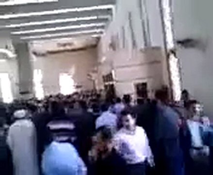 فري برس دمشق الميدان مظاهرة داخل مسجد زين العابدين 20 4 2012 Damascus