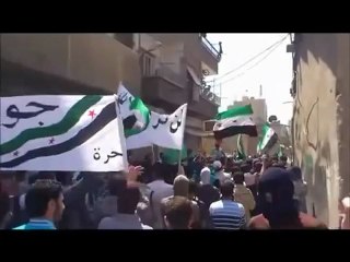 فري برس دمشق  جوبر تسجيل البث لمظاهرة الجمعة عصراً 20 4 2012 ج2 Damascus