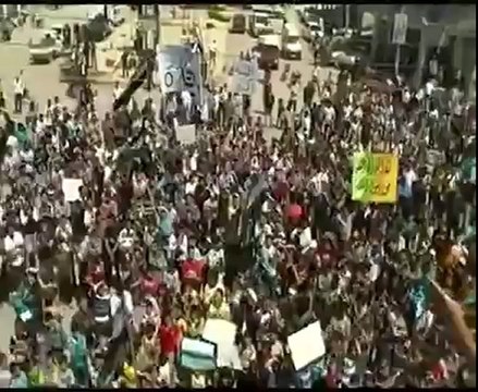 فري برس ادلب بنش مظاهرة جمعة سننتصر ويهزم الاسد 20 4 2012 ج6 Idlib