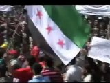 فري برس حمص الرستن حشود تنادي باسقاط النظام20 4 2012 Homs