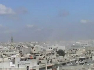 فري برس حمص الخالدية القصف العنيف على الحي20 4 2012 Homs