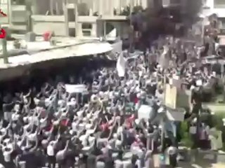 فري برس ريف دمشق قسم ابطال دوما على متابعة الطريق 20 4 2012 Damascus