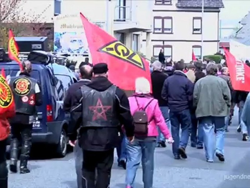 Antifaschistische Demonstration am 14.4. 2012 in Lollar