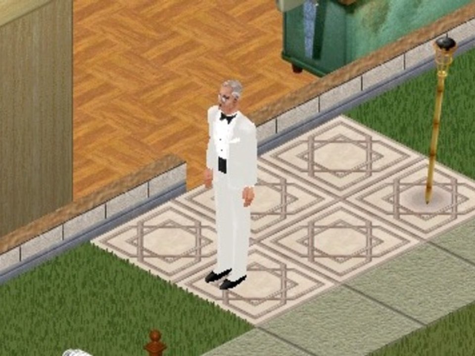 WTF Les Sims 38 - Morgan Freeman nous rend visite