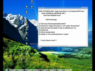 Download Sygic Aura Drive v 2.0 [Android] Full Premium Version Free!
