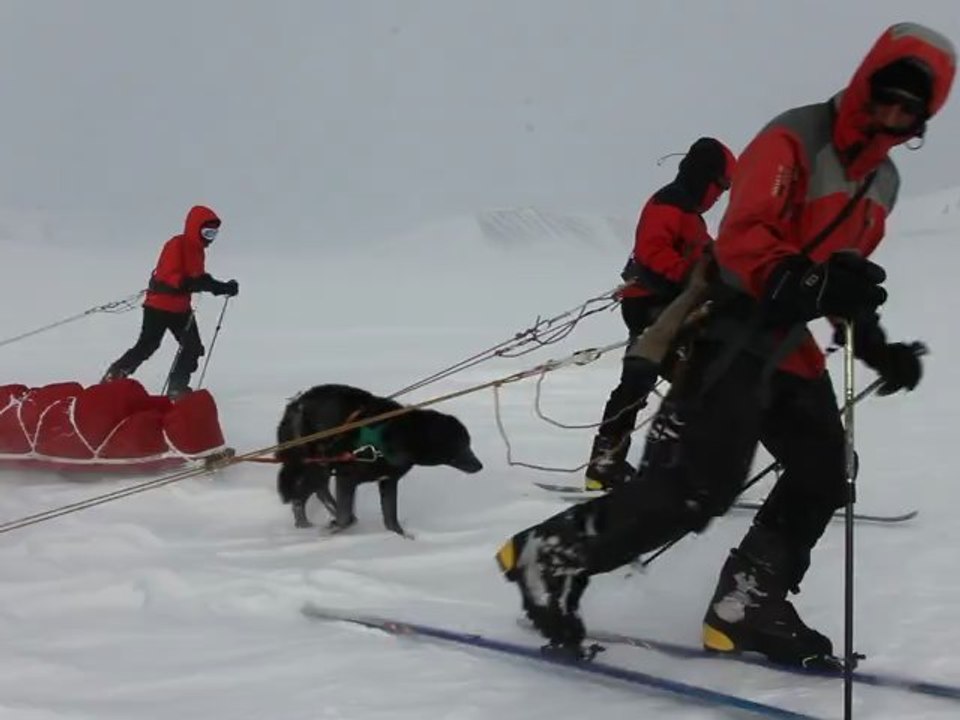 Blizzard en terre de Liverpool (Groenland)