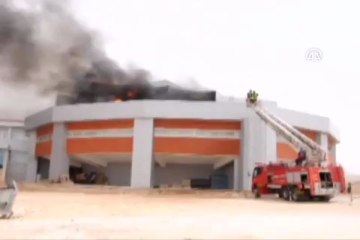 Üniversitede yangın