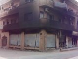 فري برس حماه المحتل حرق المشفى من قبل الشبيحة 19 4 2012 Hama