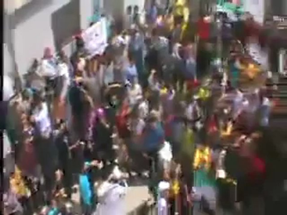 فري برس حماةالمحتلة حي الحميدية  الشعب يريد إعلان الجهاد  2012 4 20 Hama