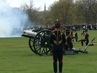 41-gun salute in Hyde Park to celebrate Queen's birthday