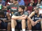 Marc Gasol lucha contra sus problemas de tobillo para estar al 100% en los 'playoffs'