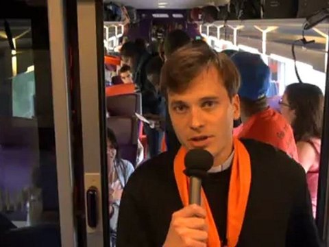 LOURDES 2012 père martin tgv retour