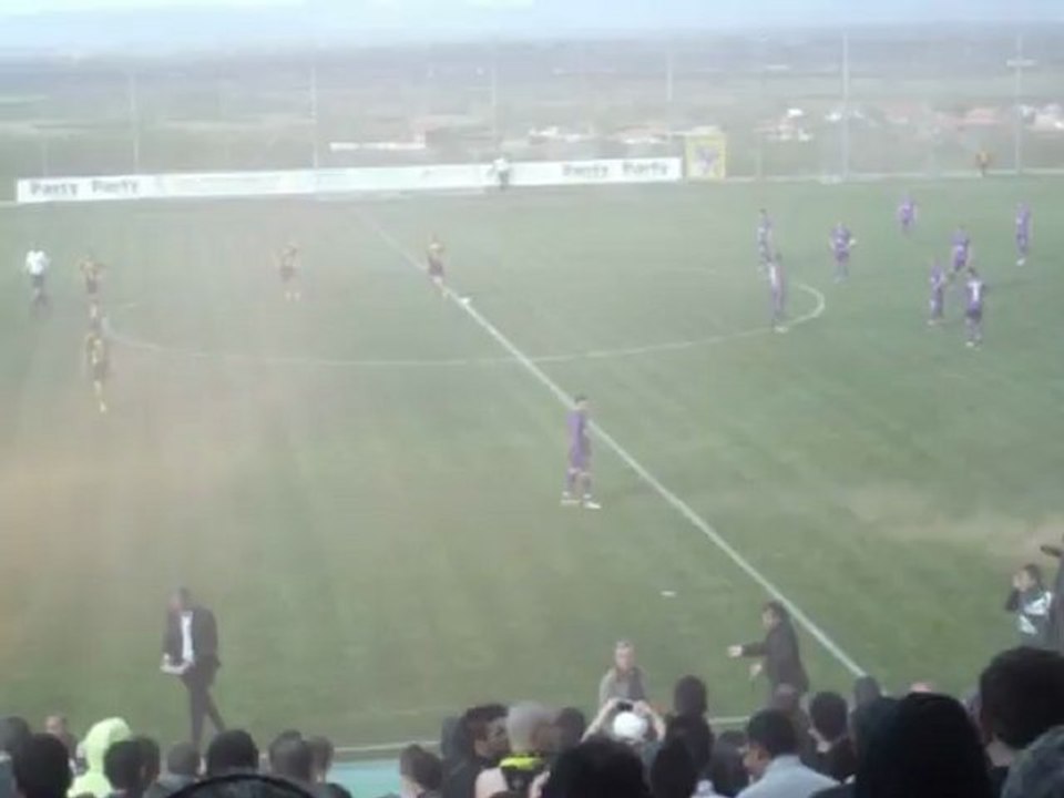Ботев- Етър 0:1, ексцесии след гола