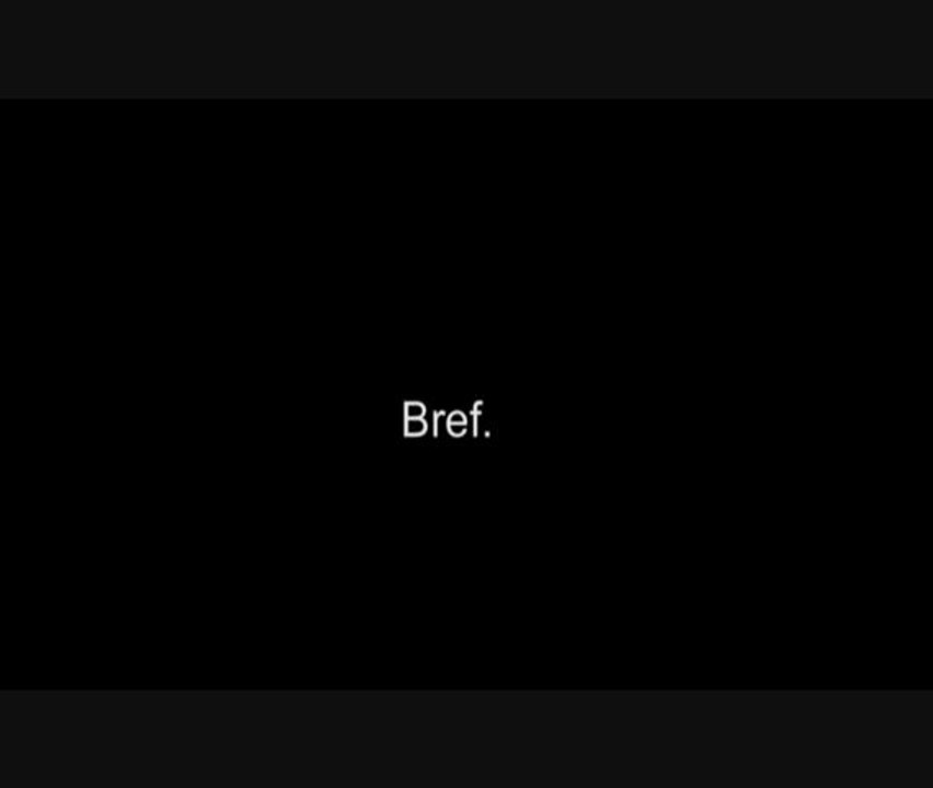 Bref. J'ai mangé une pomme.