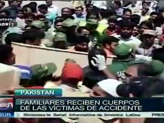 Encuentran caja negra de avión accidentado en Pakistán