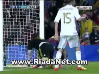 اهداف مباراة ريال مدريد 2-1 برشلونه @RiadaNet.com