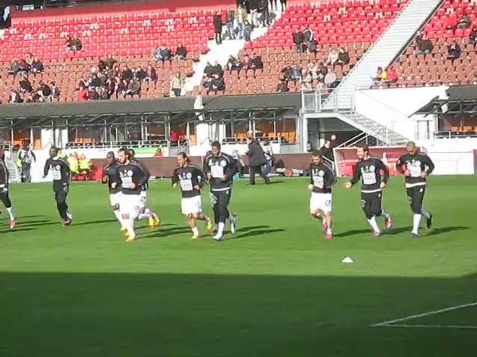 Brest Rennes Échauffement