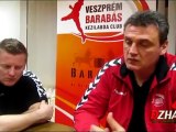 Interview Gyurka Janos entraineur A Vezprem Barabas KC