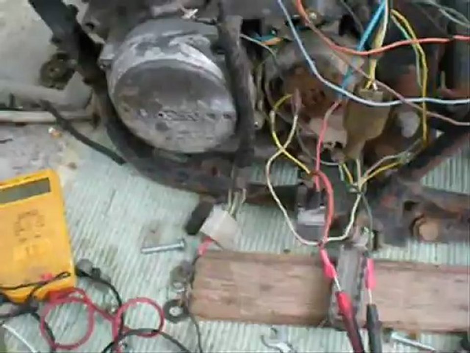 Forum Honda XL: Test alternateur modifié sur Honda 125 XL de 1977