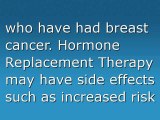Hormone Replacement Therapy,Menopause