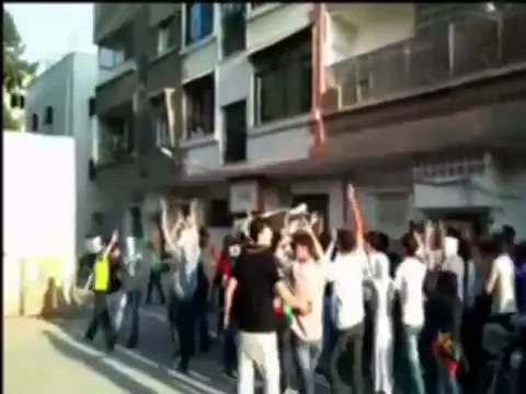 فري برسش دمشق الزاهرة القديمة قطع الطريق مع مظاهرة 21 4 2012 Damascus