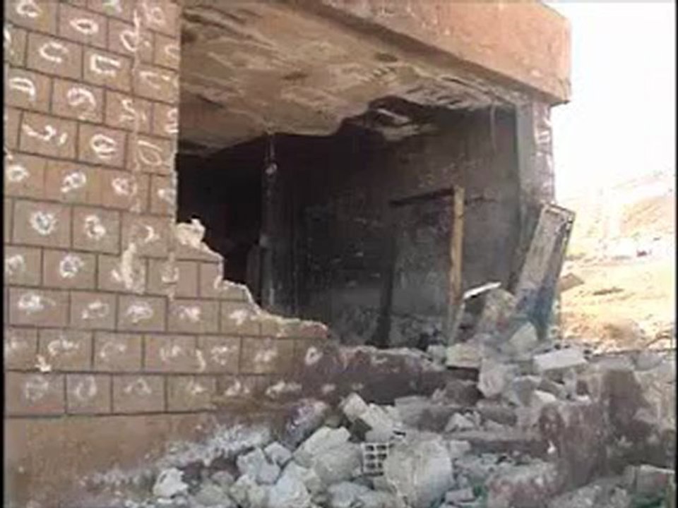 فري برس ريف دمشق رنكوس اثار الدمار التي خلفتها الة الدمار الاسدية   20 4 2012ج1 Damascus