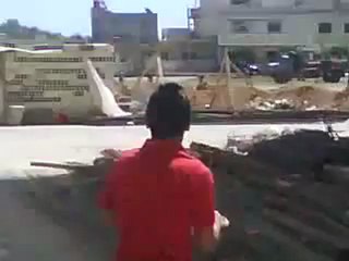فري برس ريف دمشق جديدة عرطوز هجوم الامن على المظاهرة  2012 4 20 ج1 Damascus
