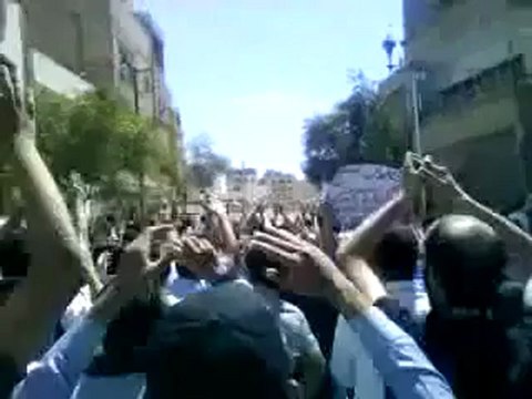 فري برس ريف دمشق جديدة عرطوز مظاهرة في جمعة سننتصر ويهزم الأسد 2012 4 20 ج2 Damascus