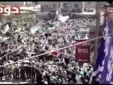 فري برس ريف دمشق أغنية يامو لثوار دوما من ساحة الحرية 20 4 2012 Damascus