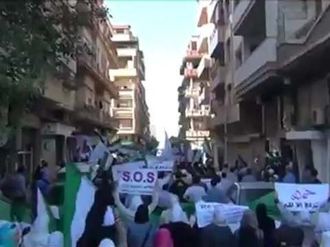 فري برس حمص حي الملعب الشعب يريد دعم الجيش الحر 21 4 2012 ج1 Homs