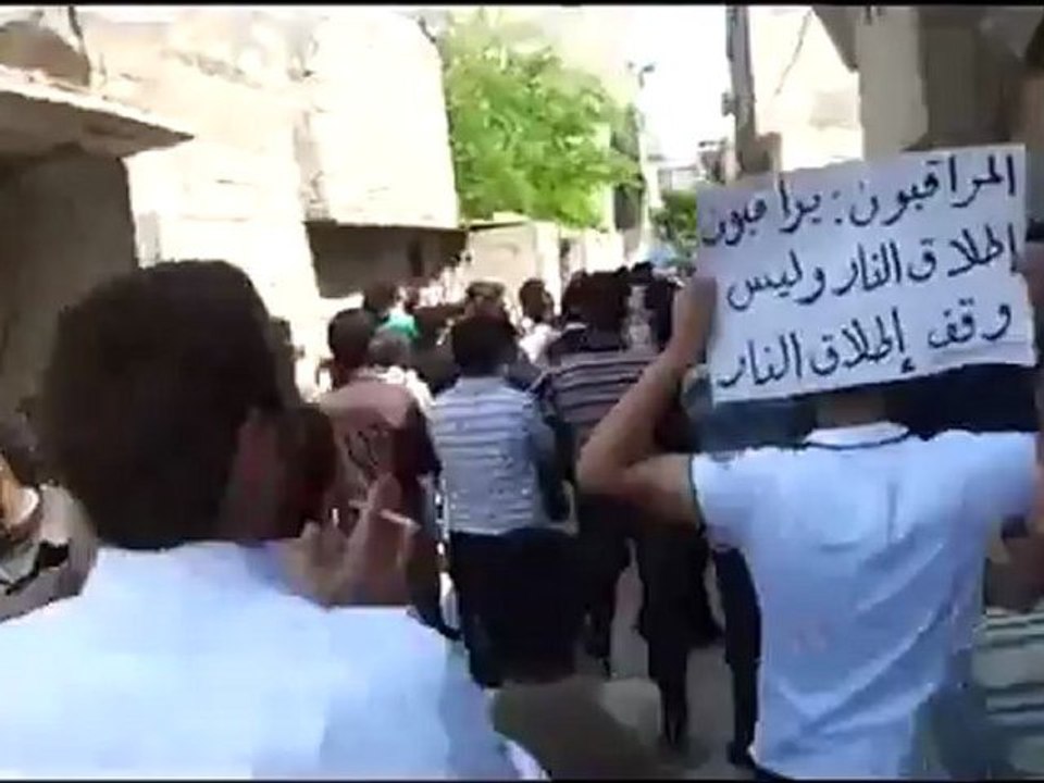 فري برس  ريف دمشق الغوطة الشرقية  مدينة حمورية   20 4 2012 ج3 Damascus