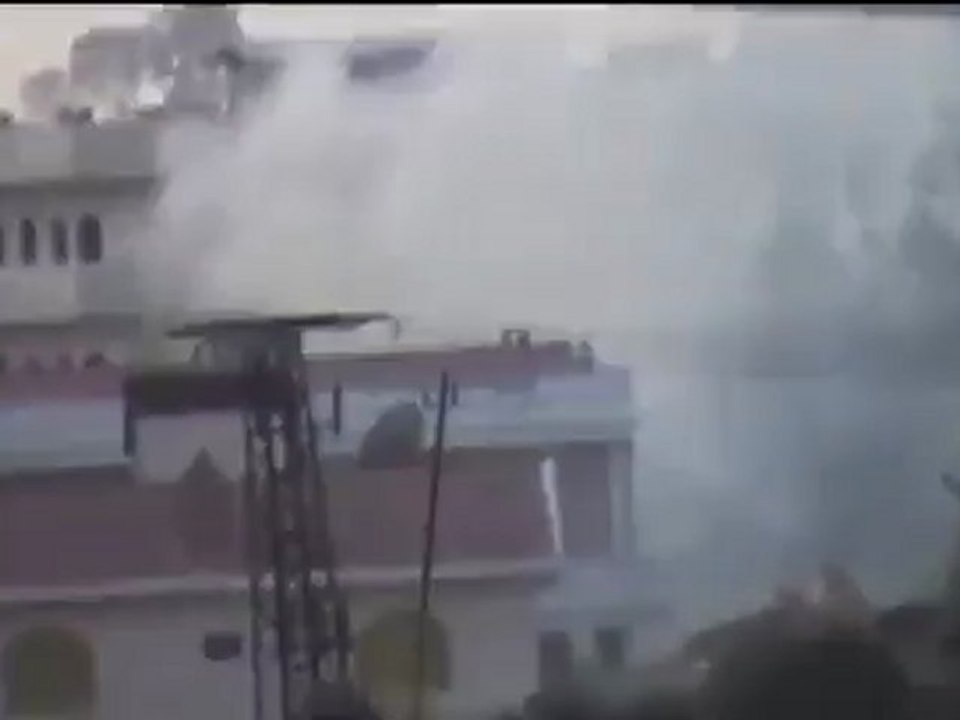 فري برس  حماة المحتلة قصف على مشاع الأربعين حماة 21 4 2012  ج1 Hama