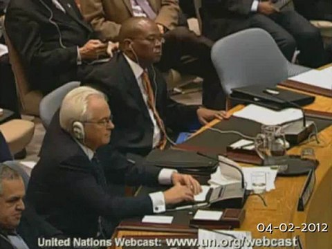 Syrian Arab Republic H.E Mr Bashar Ja-afari Security Council Meeting - 04-02-2012