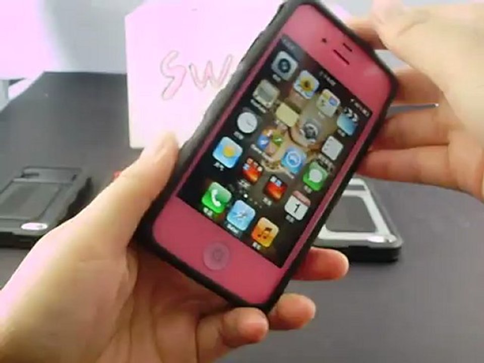 Rugged Tough Shield TPU Stand Case for Apple iPhone 4S