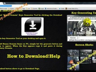 Binary Domain Free PC Keys+Crack