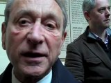 Réaction de Bertrand Delanoë, maire de Paris, lors du 1er tour de l'élection présidentielle 2012