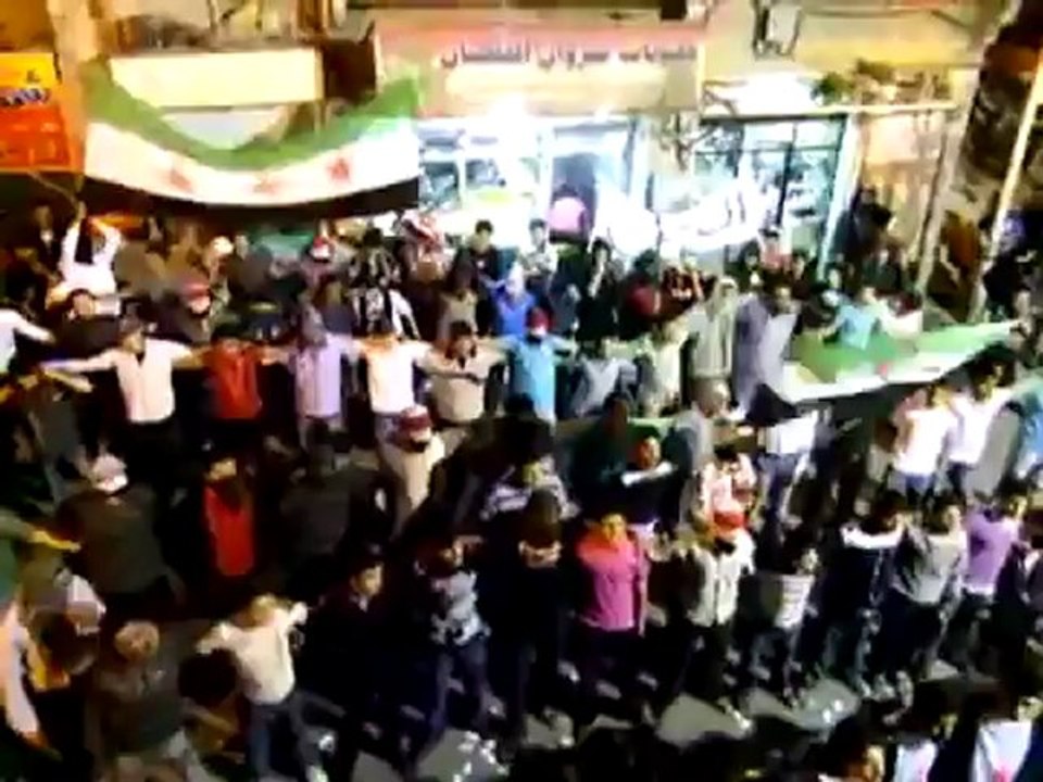 فري برس ريف دمشق التل مظاهرة السبت لبيك يا الله التل 21 4 2012 ج4 Damascus
