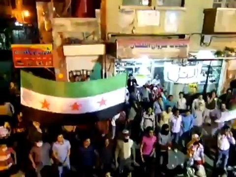 فري برس ريف دمشق التل مظاهرة السبت لبيك يا الله التل 21 4 2012 ج3 Damascus