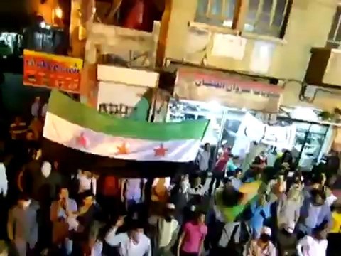 فري برس ريف دمشق التل مظاهرة السبت لبيك يا الله التل 21 4 2012 ج1 Damascus