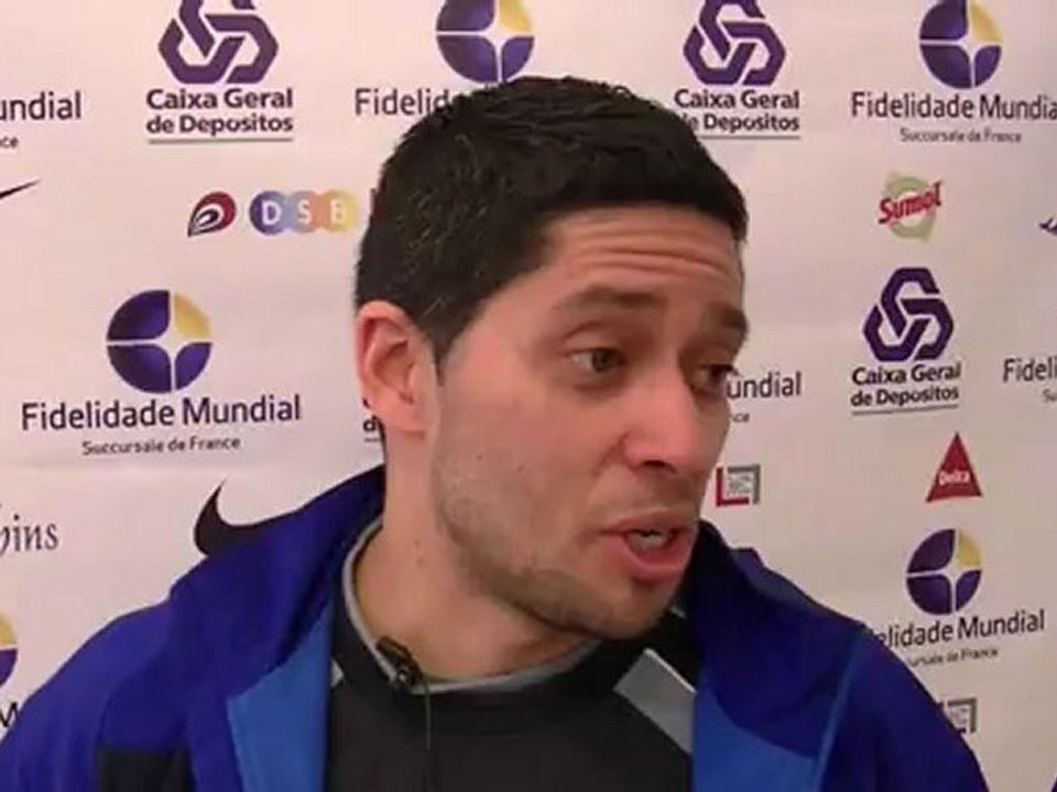 Réaction Luis Soares (Bethune Futsal)