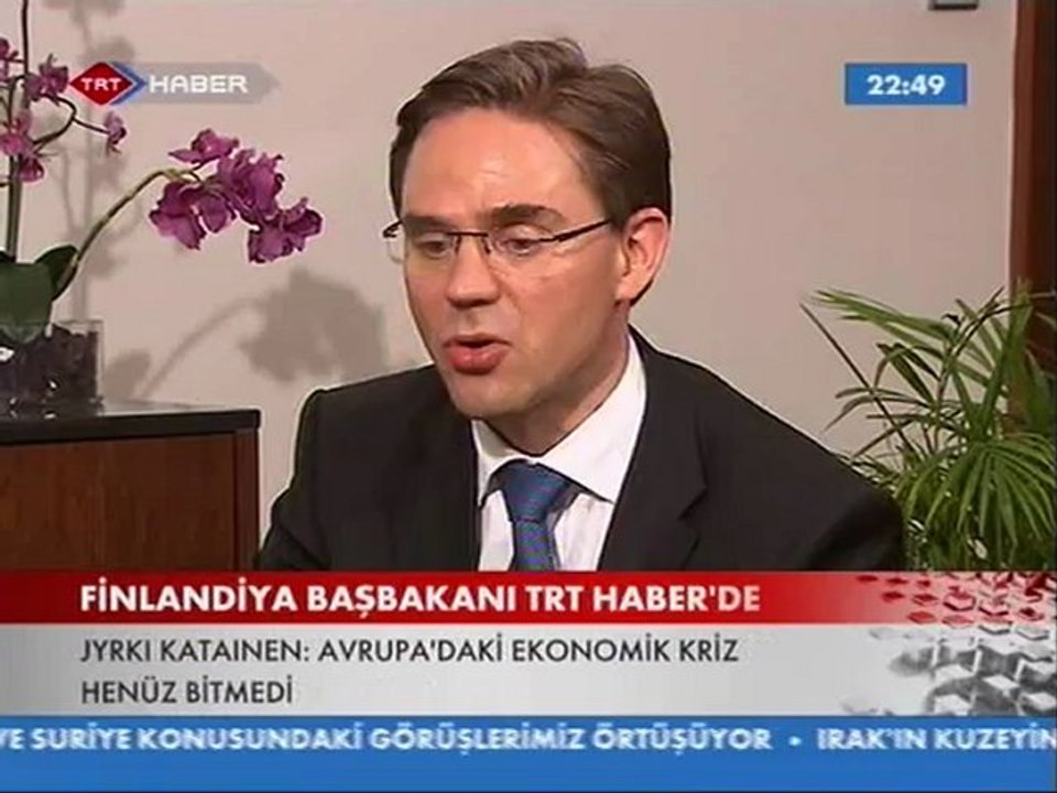 FINLANDIYA BASBAKANI TRTHABER'DE UZUN VERSIYON