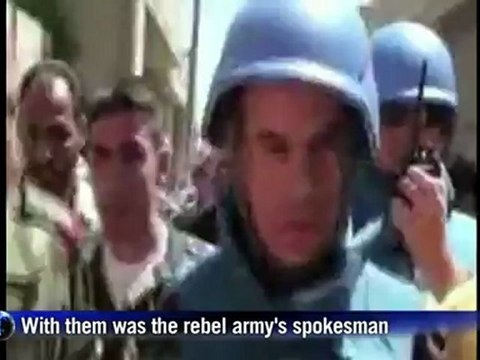 UN observers visit Syrian flashpoint city of Rastan