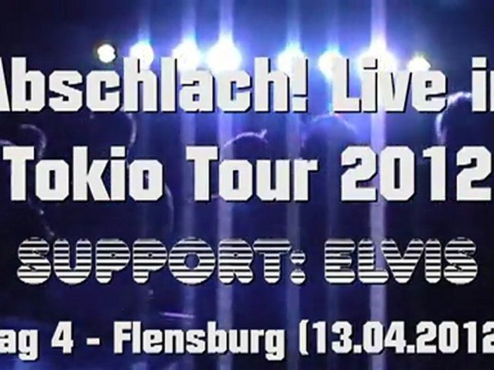 Abschlach! & Elvis - Live in Tokio Tour 2012 (4. Tag Flensburg 13.04.2012)