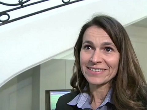 Réaction de Aurélie Fiiippetti après l'annonce des premiers résultats