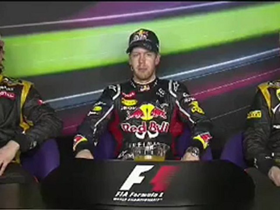 Bahrain 2012 Race Press Conference