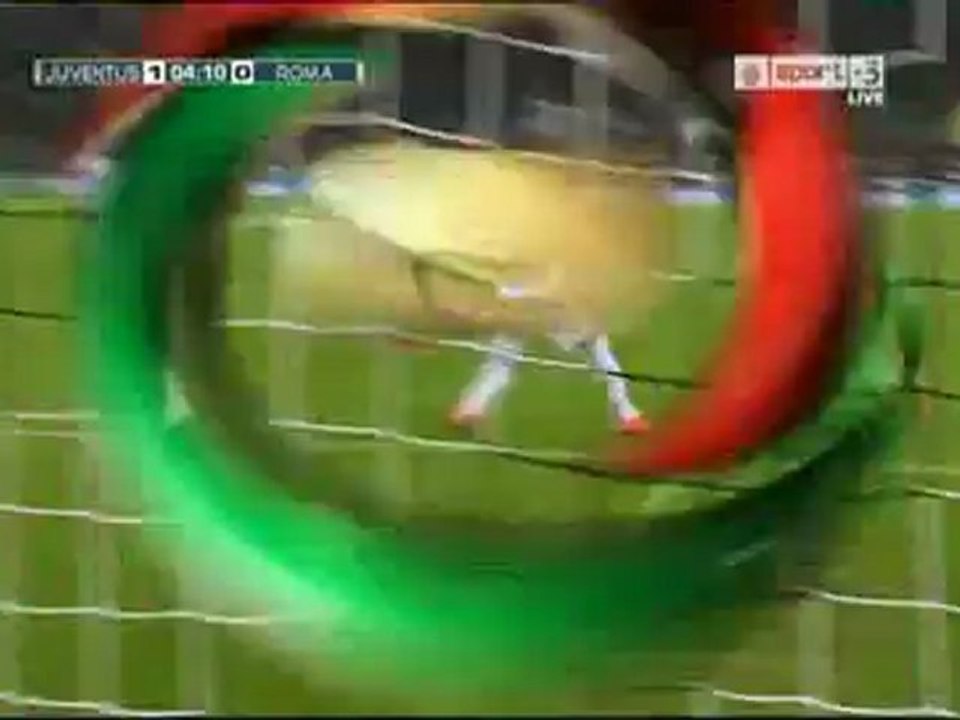 www.dailygoalz.com -   Juventus vs Roma 4" Arturo Vidal 1-0
