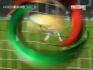 www.dailygoalz.com -   Juventus vs Roma 4" Arturo Vidal 1-0